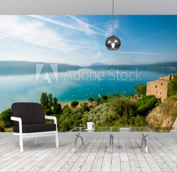 Picture of Vue sur le lac de Sainte-Croix depuis le village Sainte-Croix-du-Verdon